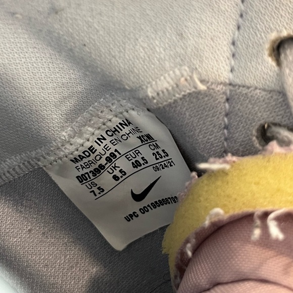 Nike Blazer Mid 77 ID By You Men’s 7.5 Blue Grey Pink - Picture 6 of 7